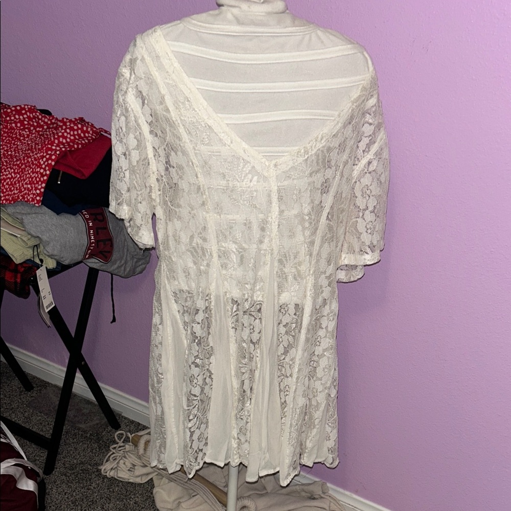 Elegant Lace Cover-Up